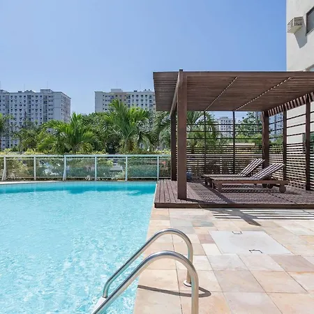 Top 3 Quartos Com Estacionamento Em Condominio Com Portaria 24H, Piscina, Sauna E Parquinho Infantil - Apartamento Com Ar Condicionado, Smartv, Wi-Fi 120 Mbps E Cozinha Completa Rio de Janeiro Exterior foto