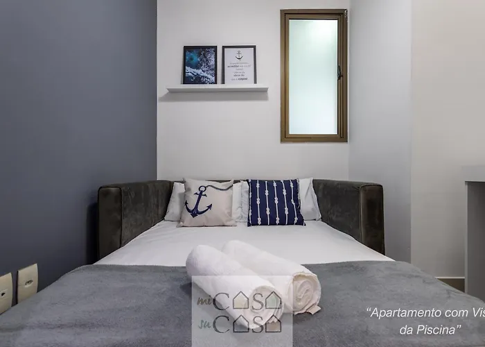 Top 3 Quartos Com Estacionamento Em Condominio Com Portaria 24H, Piscina, Sauna E Parquinho Infantil - Apartamento Com Ar Condicionado, Smartv, Wi-Fi 120 Mbps E Cozinha Completa